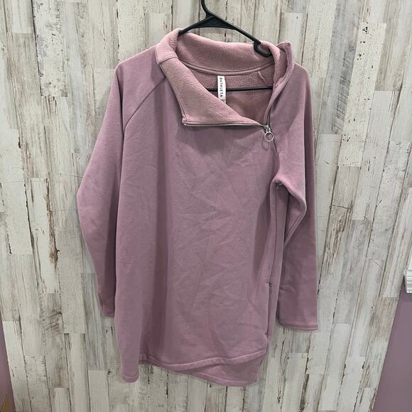 Athleta Cozy Karma Asym Sweatshirt Dress Flora
Mauve Womens Size Small 383427 - Picture 1 of 7